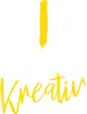 Logo za Krka Kreativ u bijeloj i zlatnoj boji.